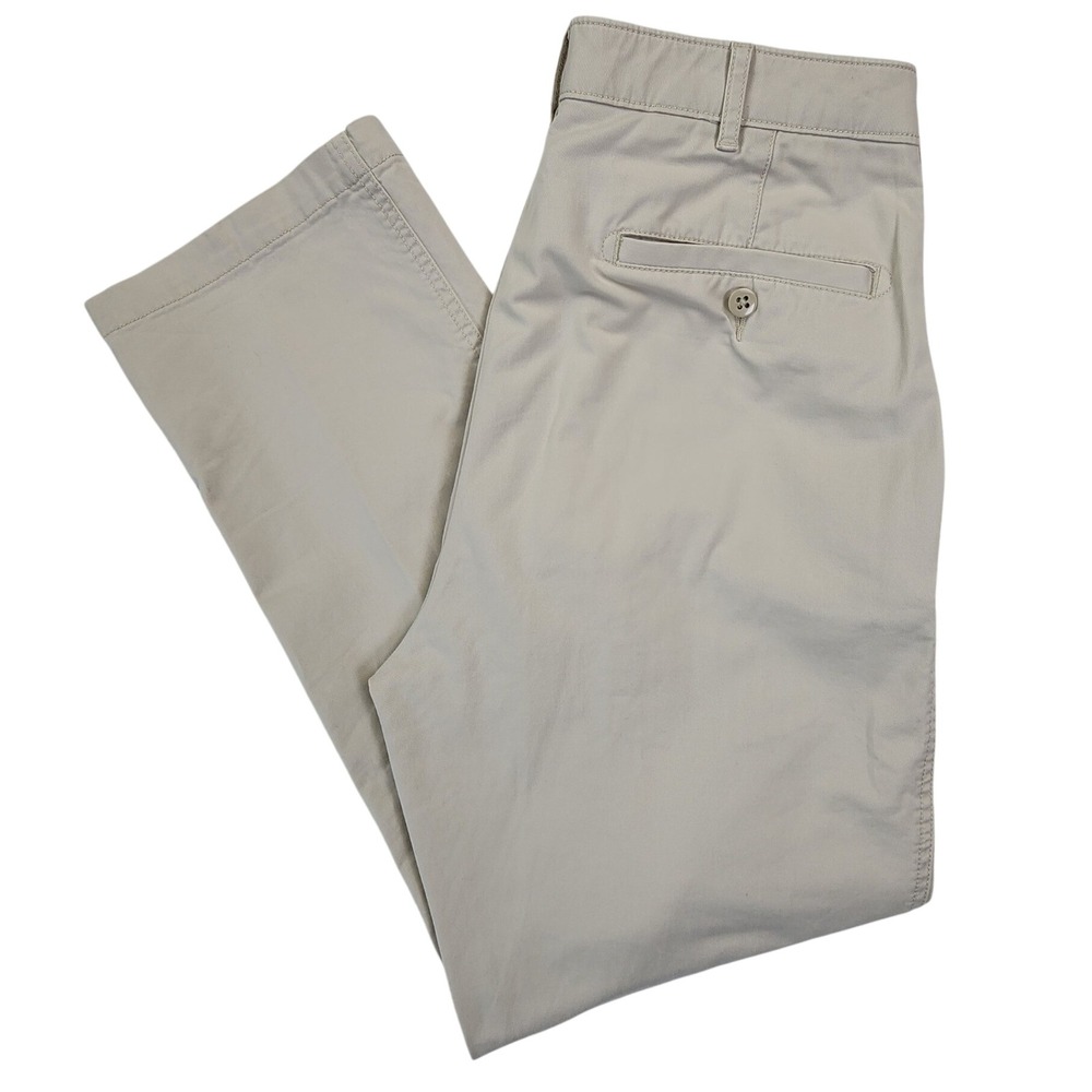 Cremieux 30x30 Khaki Tan Comfort Stretch Chino Pants Mens Classic Preppy Office